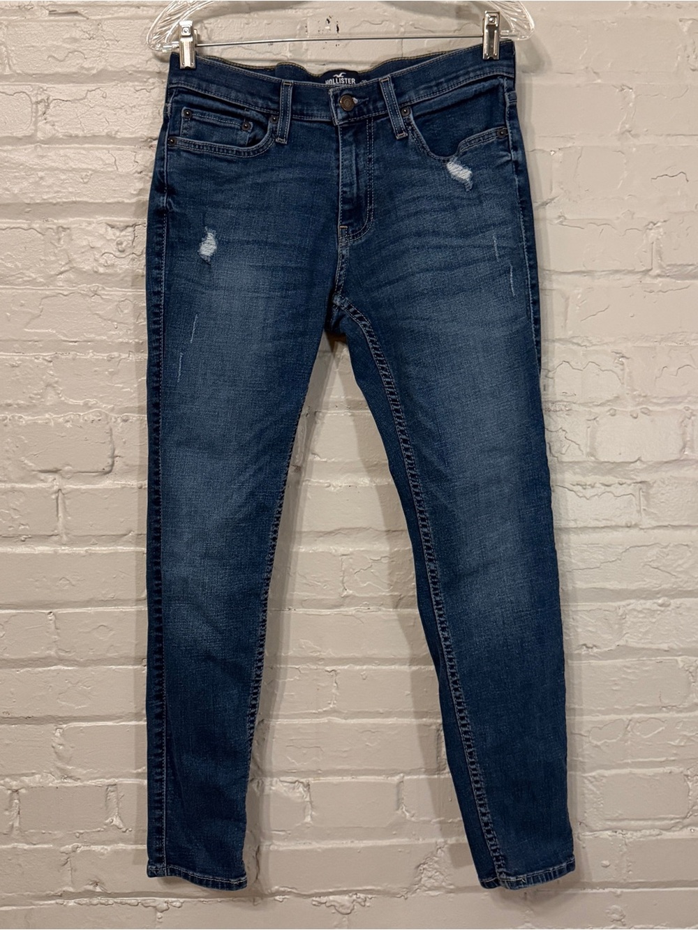 Hollister Distressed Super Skinny Denim Jeans 29x30